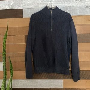 Men’s zip up sweater banana republic slightly used